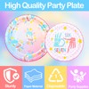 76Pcs 6 7 Birthday Decoration Plates,67 Plates and Forks Set