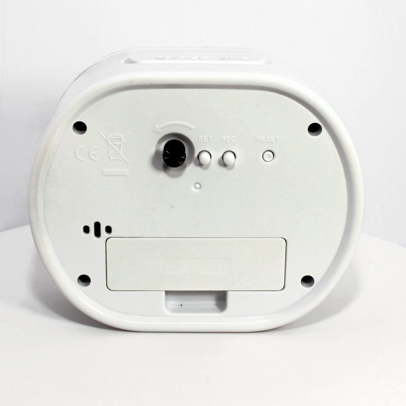 Atlanta Large Radio Alarm Clock Analogue Light Snooze Crescendo Numbers