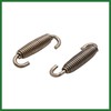 Motoforti 10pcs Silver Tone Motorcycle Exhaust Pipe Muffler Springs Swivel