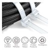 Slim Company Cinchos Plásticos 40 Lb 0.35 Cm X 20