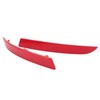 1 Pair Rear Bumper Reflector 63147318556 Red Housing Strong Retroreflection