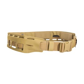 Tasmanian Tiger TT Molle Hyp Belt Low Profile Extremely Flat Lightweight Tactical Hypalon Warrior Belt Use & Service Belt Weapon Belt (Coyote Brown, S (140 cm))