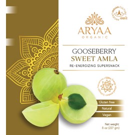 Aryaa Organic - Sweet Amla  (Indian Gooseberries) 227g