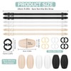 FHUIEWRY 18 Pcs Bra Strap Clips Set, 6Pcs Bra Clips