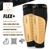 Football Sleeve Style Shin Pads/Guards - Flexible Comfort & Protection