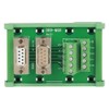 DB9-MG6 DIN Rail Mount Interface Module Male / Female Connector