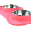 Vivaglory Dog Bowls Stainless Steel Water and Food Puppy Cat