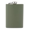 Flasque inox Vert 8 oz