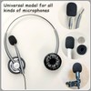 30 Pack Mini Size Lapel Headset Mic Foam Covers Microphone