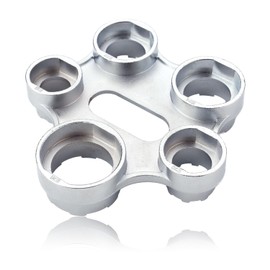 Aerator Mounting Key, 10 Sizes Tap Strainer Key, Aerator Key Chrome-Plated, Tap Aerator Removal Tool, Water Tap Descaler Attachment Metal