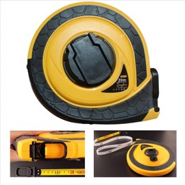 Zosyfex Glass Fiber Tape Measure, Leather Tape Measure, 3 Times Recovery Speed, 16.9 ft (50 m) for Surveying, 9.8 ft (30 m), 66.8 ft (20 m) Tape Measure, Rust Resistant, Durable, Compact Design, For