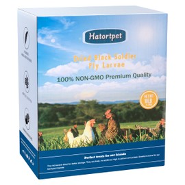 hatortpet hatortpet Dried Black Soldier Fly Larvae 10LB-Pure Natural Non-GMO BSF Larvae for Chickens-More Calcium Than Mealworms High-Protein Chickens Treats for Layer Hens Wild Birds Ducks