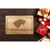 Dinner is Coming Hardwood Wooden Chopping Board 30 x 20cm