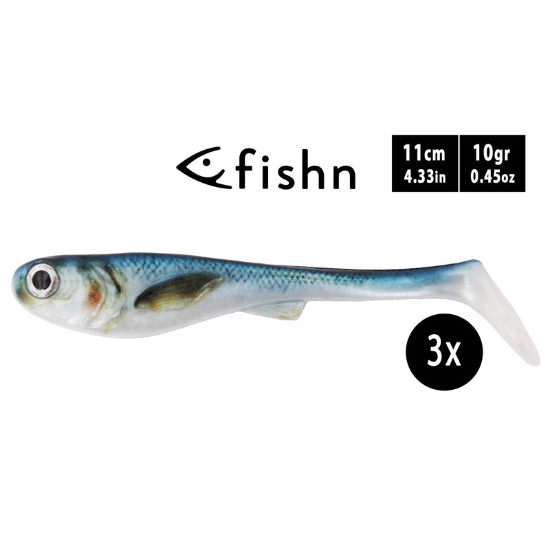 FISHN GRUMPY nature 3-pack, 10gr - 11cm, Ultra Realistic HighResCapture-Design,