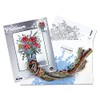Janlynn Stamped Cross Stitch Kit, Poppies