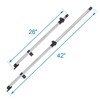 XGEAR Adjustable Bimini Top Rear Support Poles, Universal Fit for