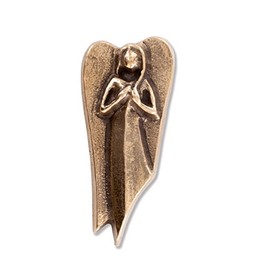 Unbekannt Bronze Angel Plaque