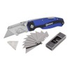 Kobalt Utility Knife & 11 Blades, Foldable Speed Release Quick