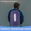 GLOKUUCA Waterproof Backpack Rain Cover - Non-Slip Backpack Cover Hi-Visibility