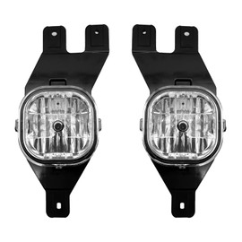 WILD BEAR Fog Lights Replacement for 1999-2004 Ford F250 F350 F450 F550(Super Duty), 2001-2004 Ford Excursion Fog Lamps with H10 12V 42W Halogen Bulbs