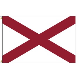 Flags Poles And More Alabama 6ftx10ft Nylon State Flag 6x10 Made in USA 6'x10'