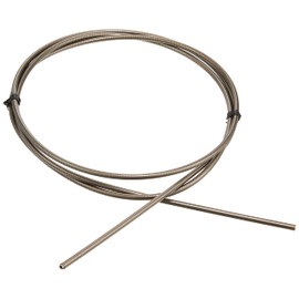 NISSEN CABLE CO., LTD Stainless Steel Outer Flat Wire Type for Brakes, 6.6 ft (2 m) Roll, Clear Black
