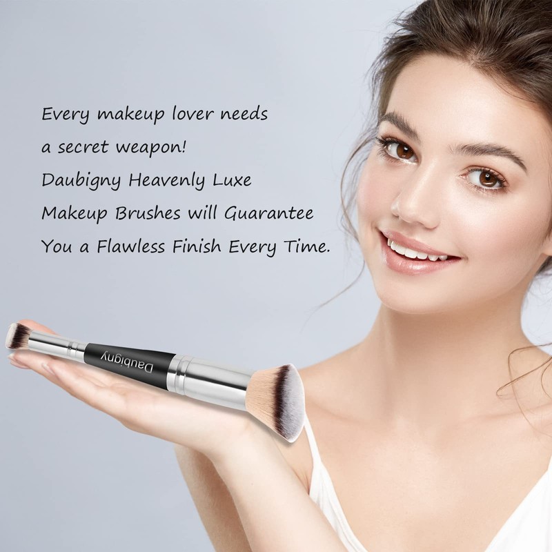 Daubigny Makeup Brushes Dual-ended Foundation Brush Concealer Brush Perfect for