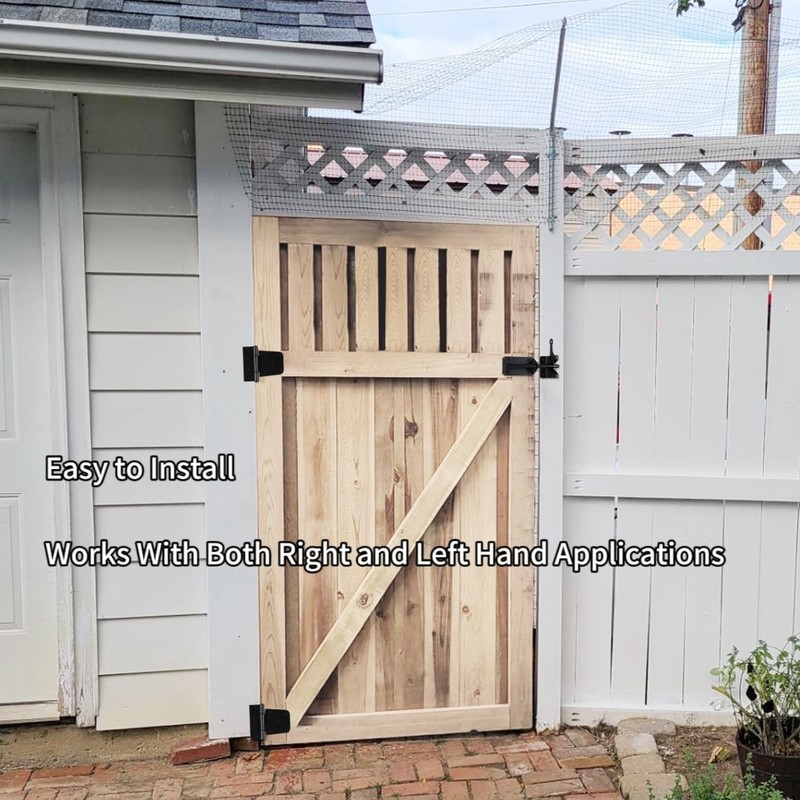 HOME MASTER HARDWARE Heavy Duty Gate Hardware Kit, with Adjustable
