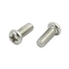 Sourcingmap 50pcs M4 x 9mm Stainless Steel Pan Head Phillips