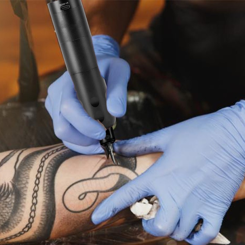 Wireless Tattoo Machine Pen 1300mAh Capacity Liner Shader Rotary Tattoo
