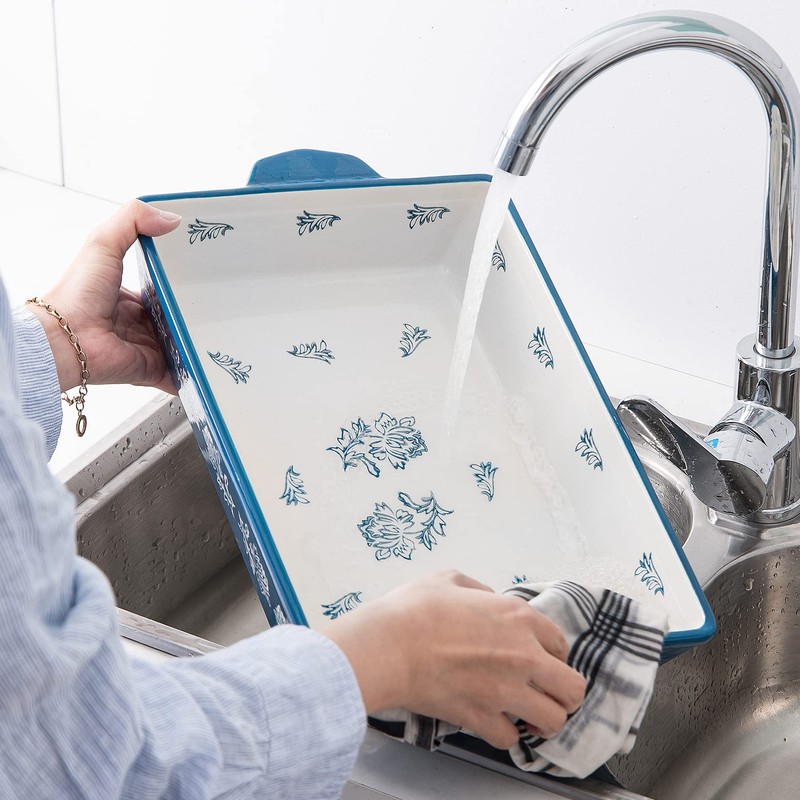 Wisenvoy Casserole Dish Baking Dish Ceramic Lasagna Pan Bakeware Sets