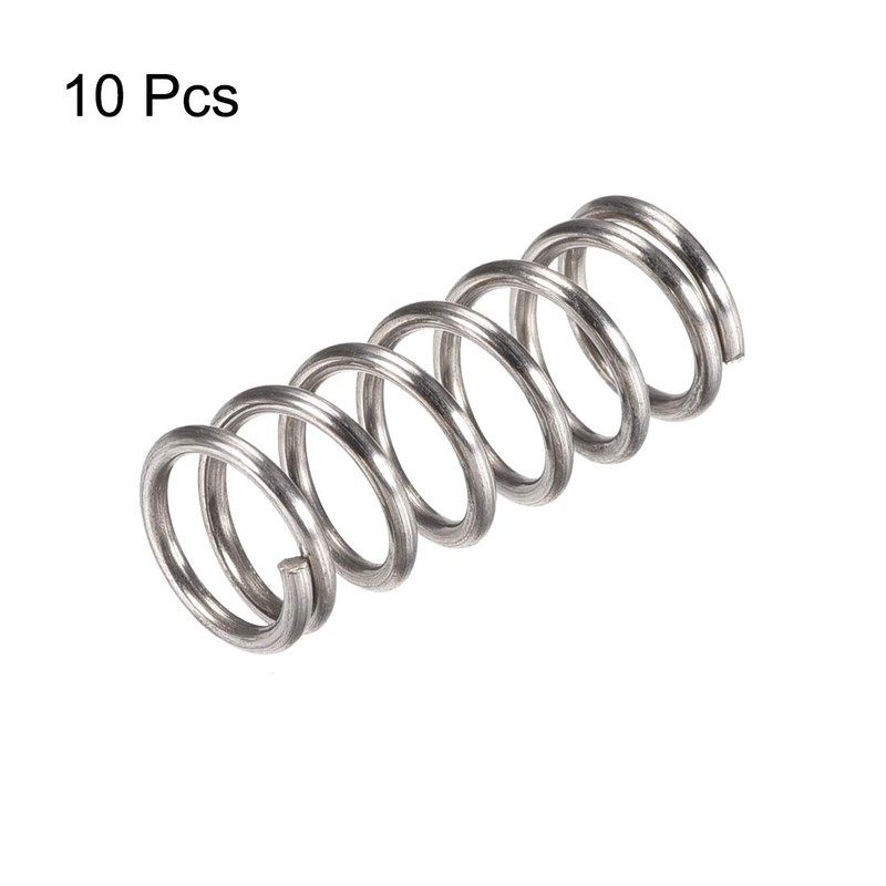 sourcing map Compression Spring 304 Stainless Steel Compression Springs Spiral