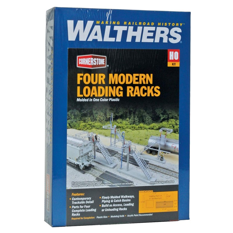 Walthers SceneMaster Four Modern Loading Racks