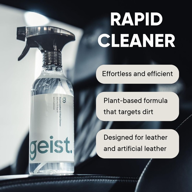 Geist. Rapid Leather & Vinyl Cleaner | For car interiors,