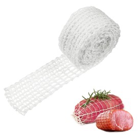 Belvanr Rolled Roast Net, 18 Holes, Meat Net for Rolled Roasting, Roasting Net, Elastic Roulade Net for Smoking, Baking, Marinating Meat (5 m)