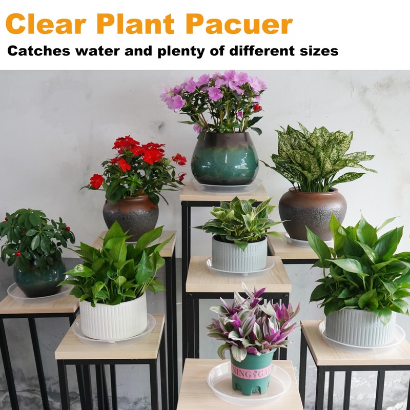 LWALRS Plant Saucer Tray, 15 Pack (6 8 10 inch)