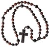Jujube Wood 5 Decade Rosary 10/12mm Beads