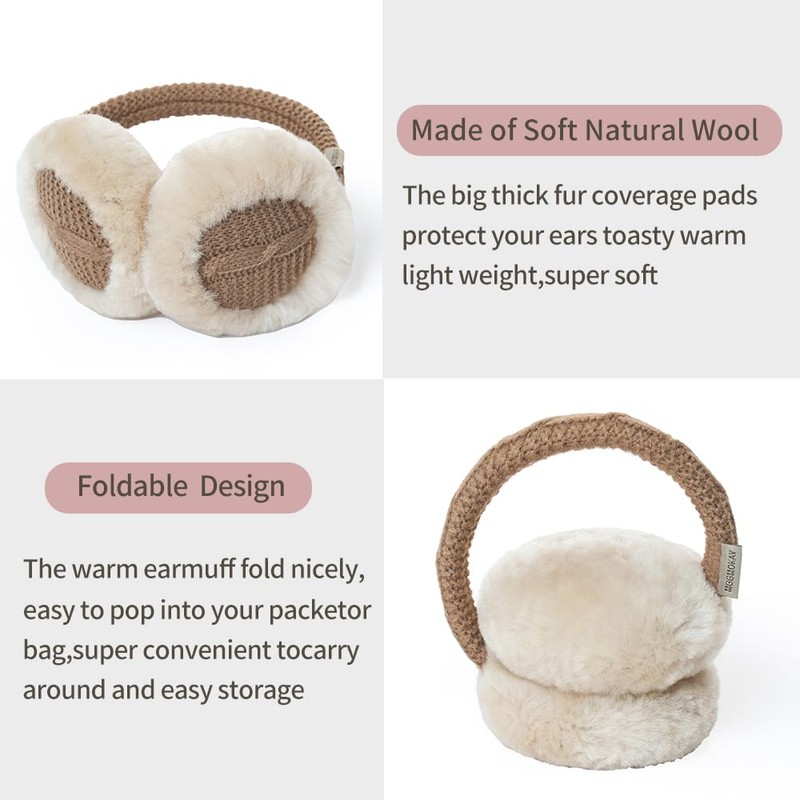 Winter Earmuffs For Women and Men Warm Outdoor Ear Cove