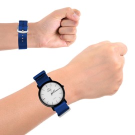 TStrap NATO Watch Strap Nylon - Blue Soft Watch Band for Men Womem Replacement - Bracelet de Montre Pour Homme - 18mm 20mm 22mm 24mm