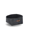 Zeller 14451 Storage Basket, Felt, Anthracite, Approx. 13.5 x 13.5