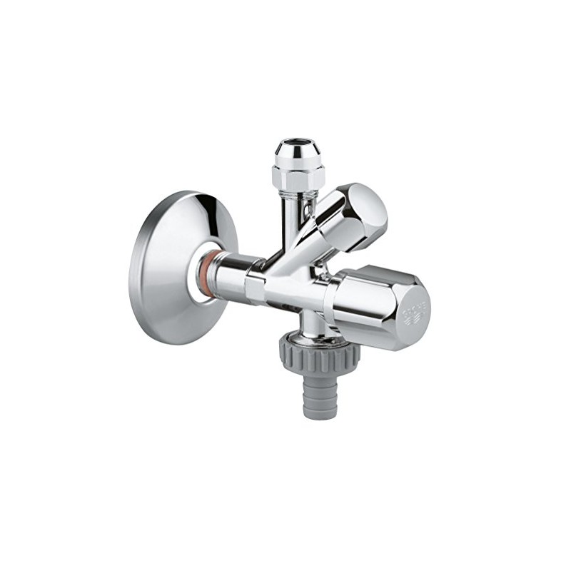Grohe Original WAS 22036000 Combination Angle Valve (Safety Technology, with