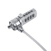 Laptop Lock, 1.1 m 4 Digit Password Protection Cable Chains