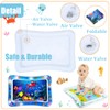 COSORO Tummy Time Mat Inflatable Water Mat for Babies,70*50cm Blue