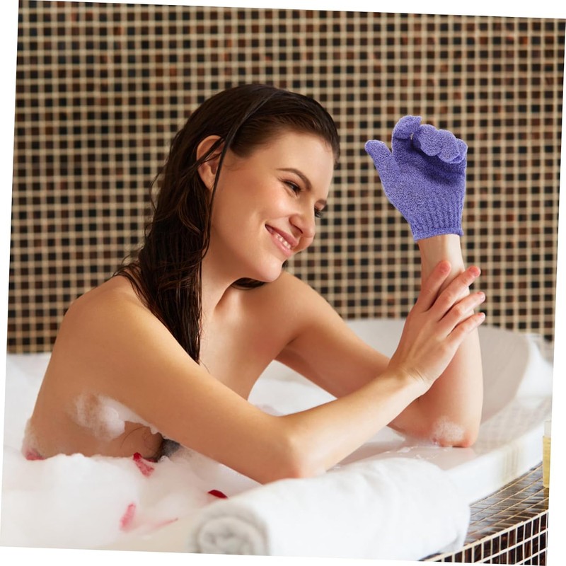Guantes Exfoliantes de Baño SOESFOUFU 12 Piezas para Adulto