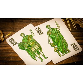 Murphy's Magic Supplies, Inc. Caesar (Green) Riffle Shuffle Playing Cards