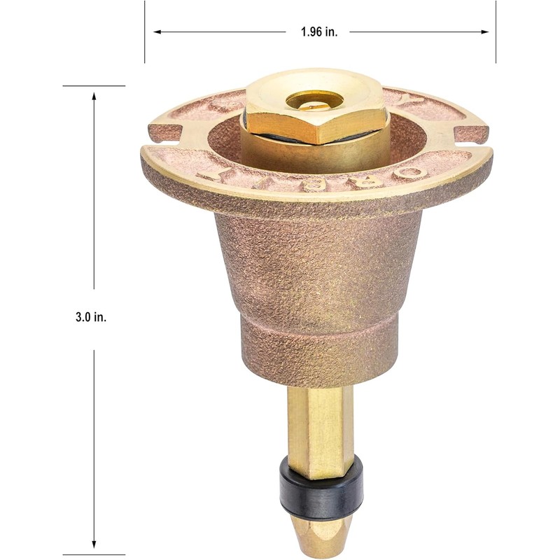 5-Pack Orbit 54070 Brass Pop-Up Flush Head Sprinkler with Full