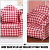 Garneck 2 Sets 1:12 Scale Mini Dollhouse Couch with Pillow: