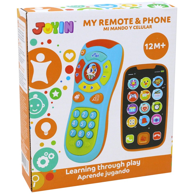 JOYIN Baby Learning Phone and Remote Toy for Toddler, Fun