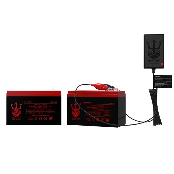 Neptune Power Products Brand NT1270 12V 7AH F1 Rechargeable SLA