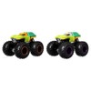 Hot Wheels Monster Trucks 1:64 Pack of 2 Michelangelo &